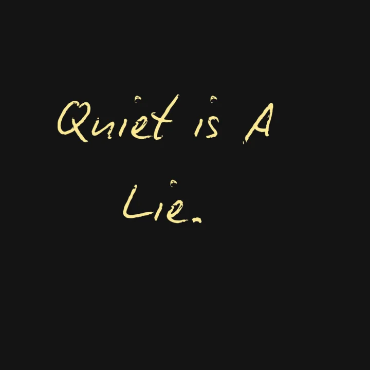 Quiet is A Lie cover